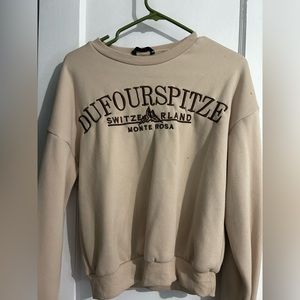 Tan Graphic Sweater